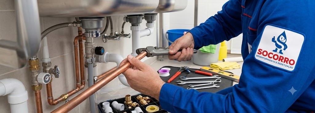 Profissional realizando Serviços de Hidráulica em Ilhota